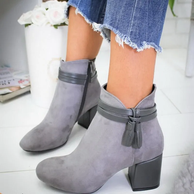 Women's Tassel Ankle Shoes