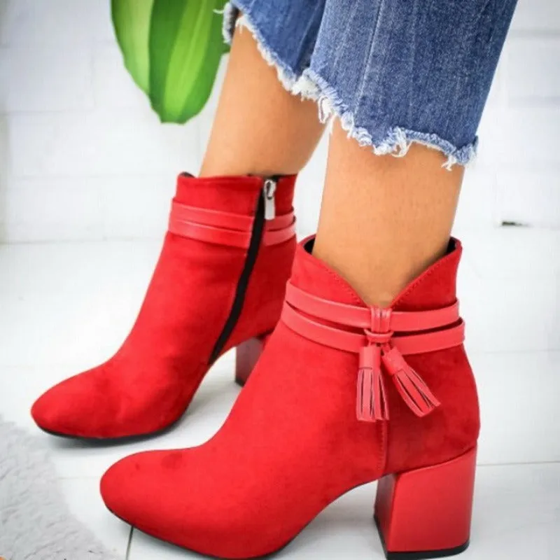 Women's Tassel Ankle Shoes
